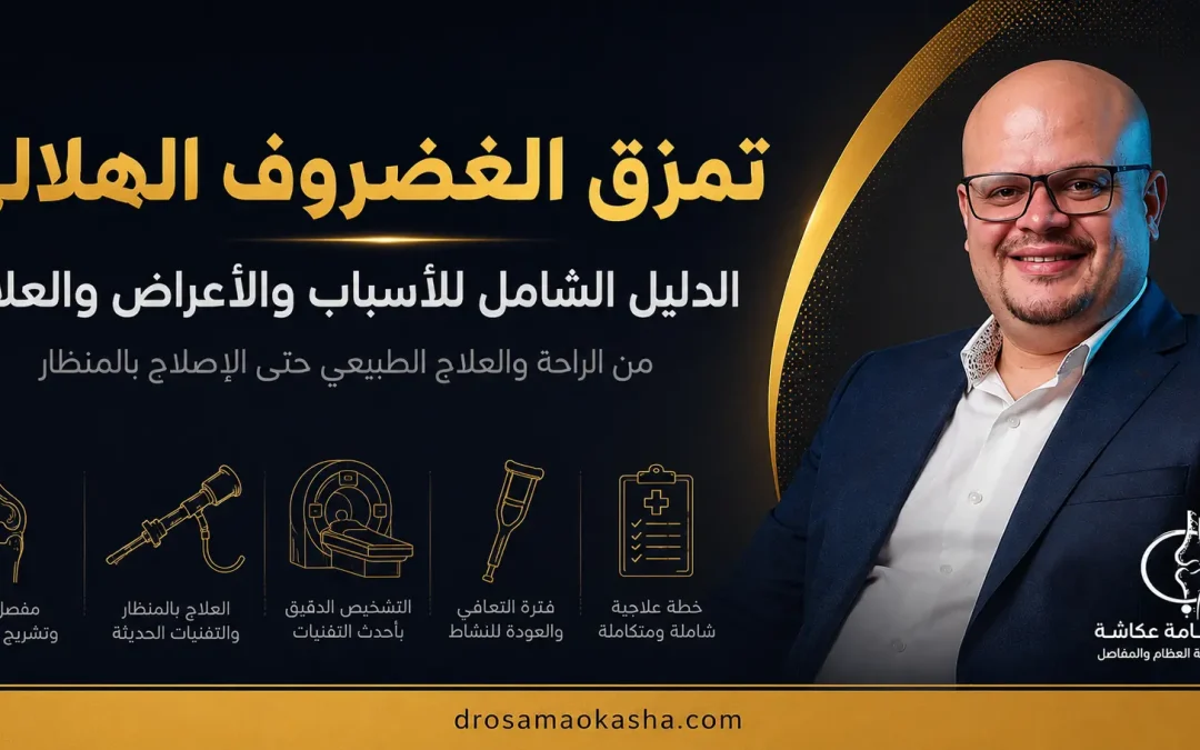 تمزق الغضروف الهلالي: الدليل الشامل للأسباب والأعراض والعلاج