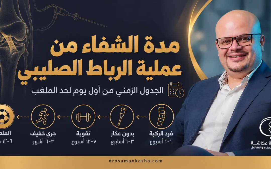 مدة الشفاء من عملية الرباط الصليبي: الجدول الزمني من أول يوم لحد الملعب
